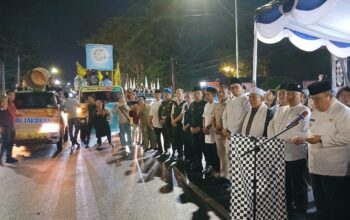 Pawai Takbir Keliling Semarakkan Malam Lebaran di Pematangsiantar