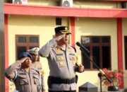 Kapolres Pelabuhan Belawan Pimpin Apel Kesiapan Pengamanan Malam Takbiran