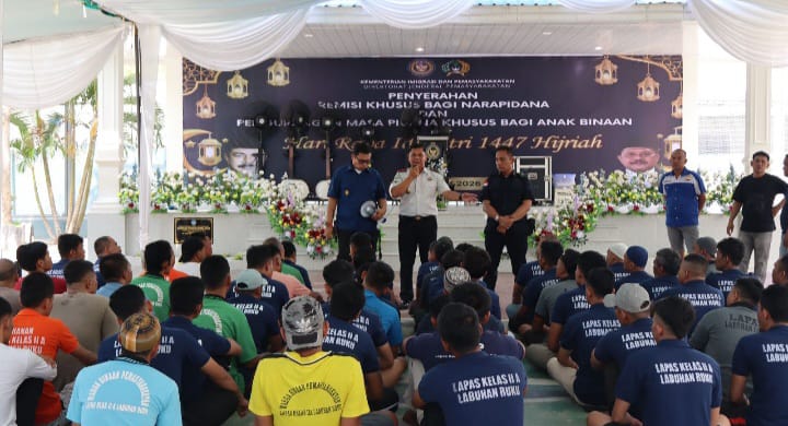 Lapas Labuhan Ruku Sosialisasi Layanan Kunjungan Lebaran Warga Binaan