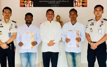 Lapas Labuhan Ruku Berikan Remisi Khusus Hari Raya Nyepi Dua WB