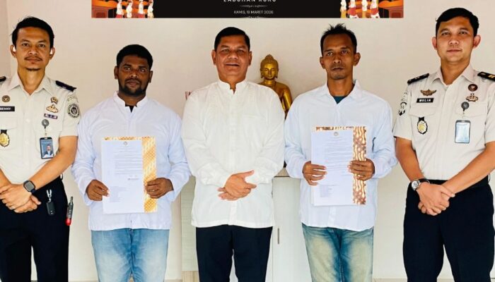 Lapas Labuhan Ruku Berikan Remisi Khusus Hari Raya Nyepi Dua WB