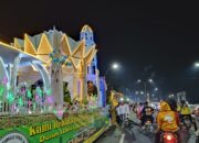 Pawai Takbiran Meriahkan Sergai, Ratusan Miniatur Masjid Padati Jalinsum