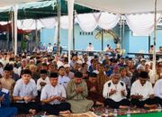 Petugas Lapas Labuhan Ruku Gelar Sholat Idul Fitri Bersama Warga Binaan