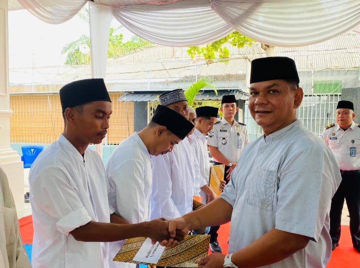 ​748 Warga Binaan Lapas Labuhan Ruku Terima Remisi Idul Fitri 1447 H