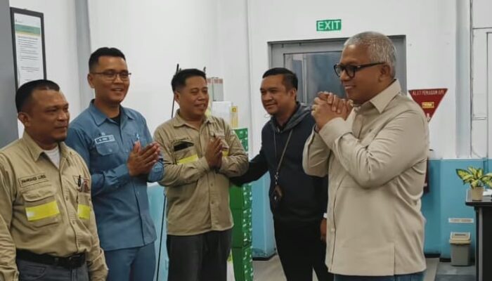 Jaga Semangat Karyawan, Direktur Inalum Hadir Di Area Operasional Saat Idul Fitri
