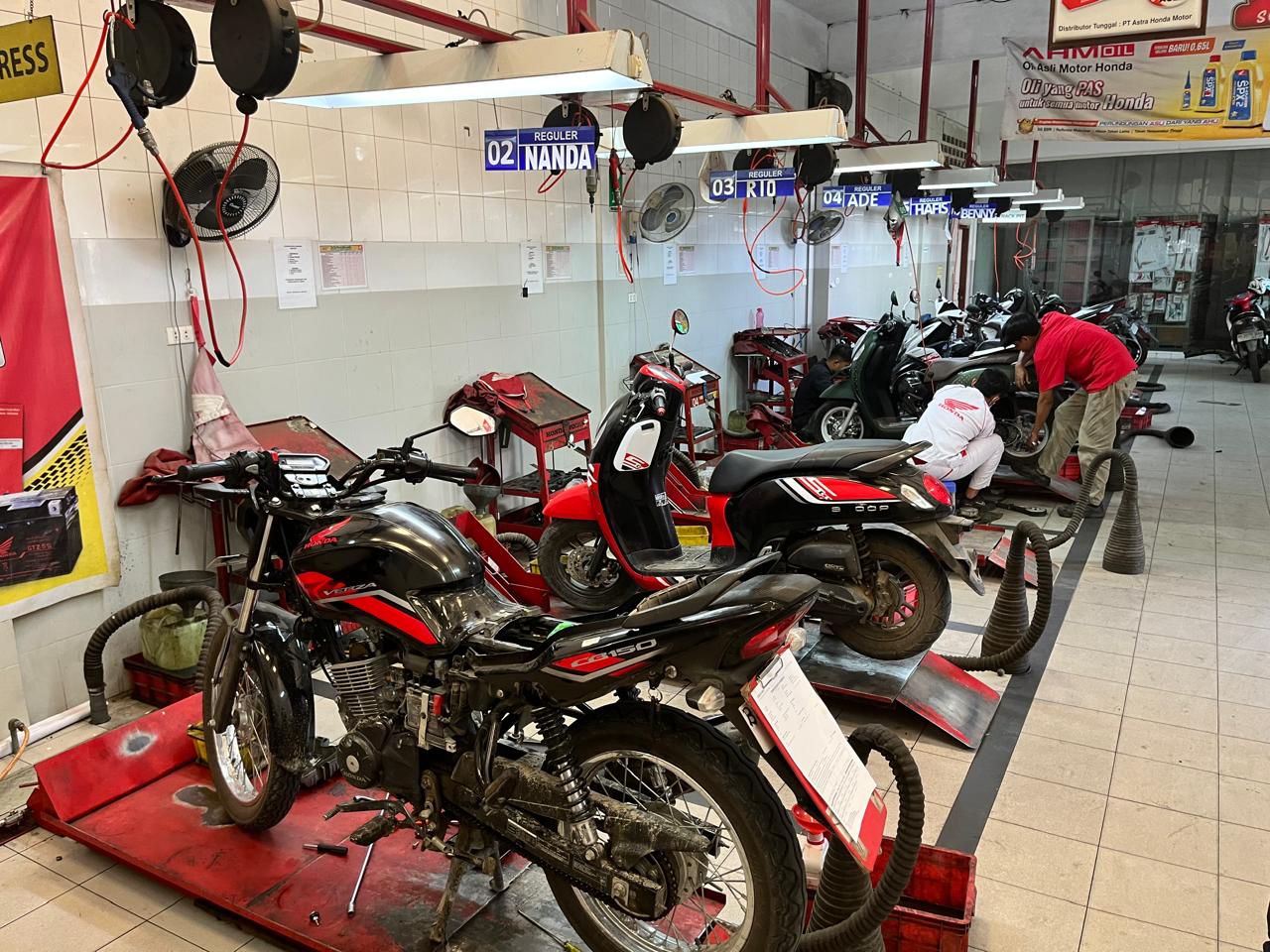 AHASS SIAGA Temani Perjalanan Mudik, Hadir Di Sejumlah Titik Strategis