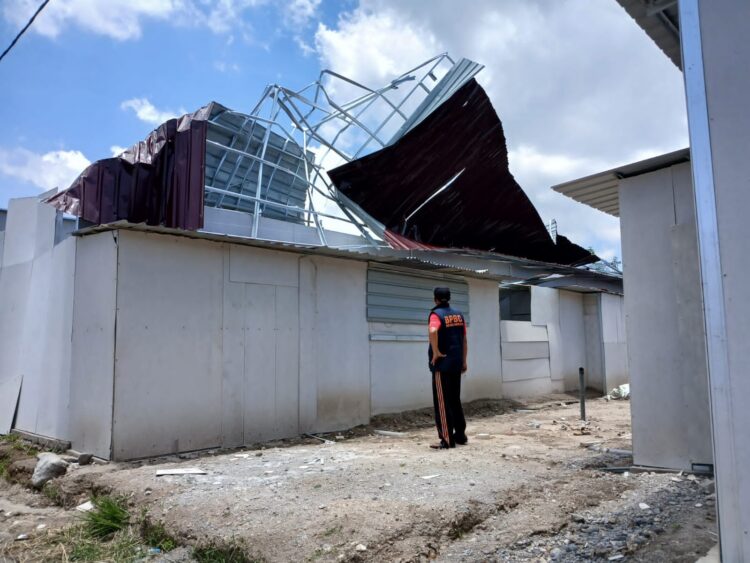 Puting Beliung Terjang Huntara di Bener Meriah, Lima Rusak