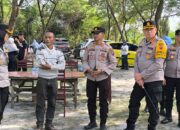 Kapolresta Deliserdang Pantau Keamanan Objek Wisata Pantai Labu Pasca Lebaran