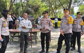 Kapolresta Deliserdang Pantau Keamanan Objek Wisata Pantai Labu Pasca Lebaran