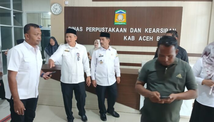 Wabup Aceh Besar Apresiasi Disiplin ASN Hari Pertama Kerja