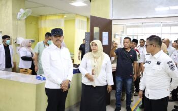 Pasca Libur Lebaran, Bupati Madina Sidak Pelayanan di RSUD Panyabungan