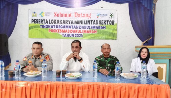 Puskesmas Darul Imarah Lokakarya Mini Lintas Sektor 2026