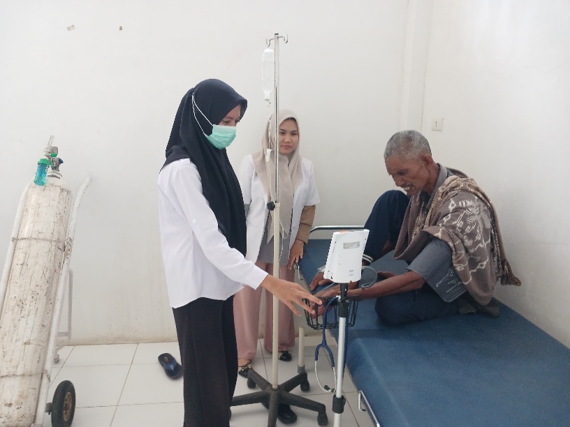 Nakes Puskesmas Kuta Malaka Kembali Berikan Pelayanan Kepada Masyarakat