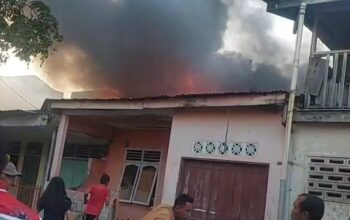 Tiga Rumah Warga Terbakar Di Babalan 