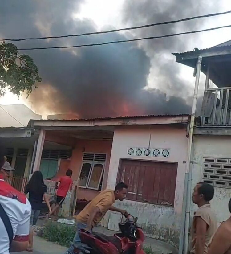 Tiga Rumah Warga Terbakar Di Babalan 
