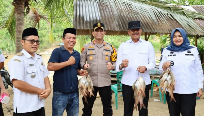 Bupati, Wabup dan Kapolres Madina Penuhi Undangan Masyarakat Buka Lubuk Larangan