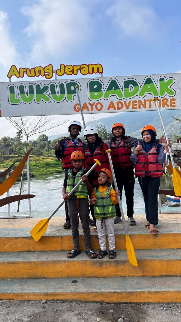 Wisata Alam Gayo Bangkit, Arung Jeram Lukup Badak Siap Manjakan Pengunjung