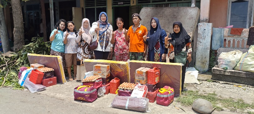 Bupati Langkat Bantu Korban Kebakaran Di Babalan 