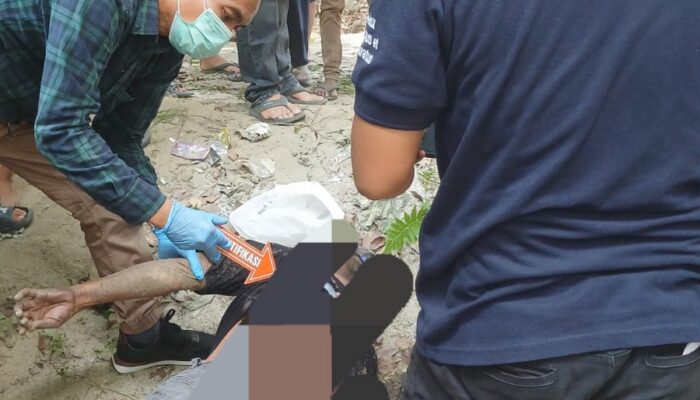 Warga Perbaungan Geger Penemuan Mayat Pria di Areal Kebun Sawit PTPN IV Adolina