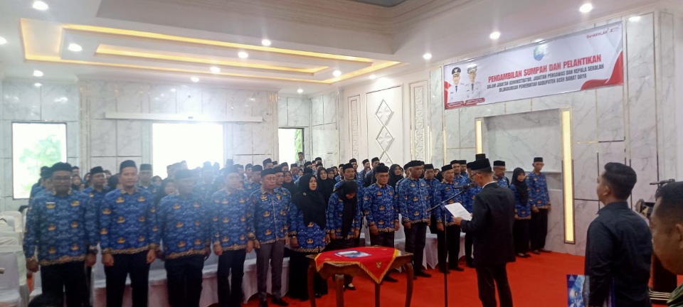 Abdya Percepat Reformasi Birokrasi, Wabup Lantik Pejabat Kunci dan Dorong Lompatan Kinerja