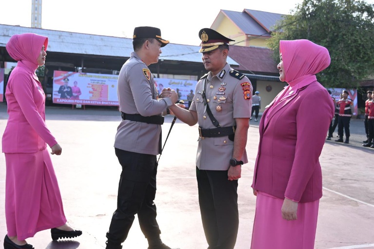 Polres Pidie Gelar Sertijab,Jabatan Berputar Kinerja Dikejar