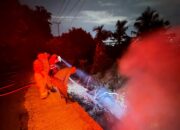 Tumpukan Sampah Di Glee Taron Terbakar