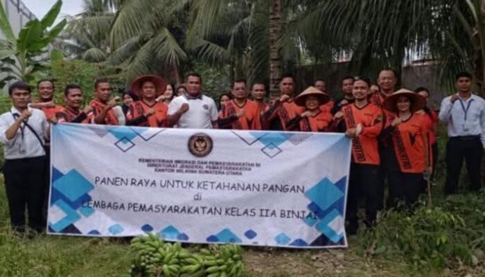 Lapas Kelas IIA Binjai Terus Menunjukkan Komitmennya Dukung Program Strategis Nasional