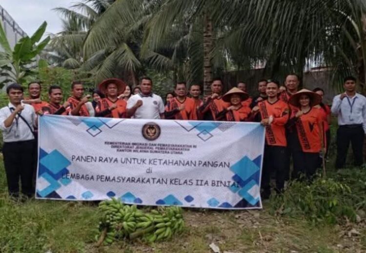 Lapas Kelas IIA Binjai Terus Menunjukkan Komitmennya Dukung Program Strategis Nasional