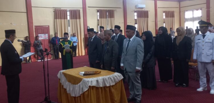 Dialihfungsikan Untuk PN Subulussalam, Kantor Camat Simpang Kiri Pindah Ke Belakang Gedung DPRK