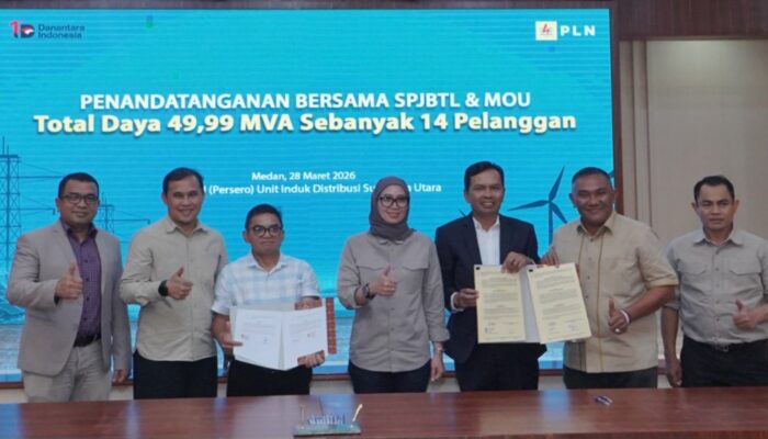 PLN UID Sumut Tandatangani SPJBTL Dan MoU, Tambah Daya 49,99 MVA Dari Sektor Industri Dan Akademik