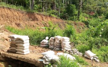 Warga Desa Jambur Baru Keberatan Bawa Batu, Jalan Lingkungan Diduga Dihancurkan Kades Tanpa Izin