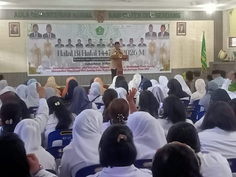 Kemenag Deliserdang Gelar Halal Bihalal 1447 H, Kakan: Perkuat Toleransi Antar umat Beragama