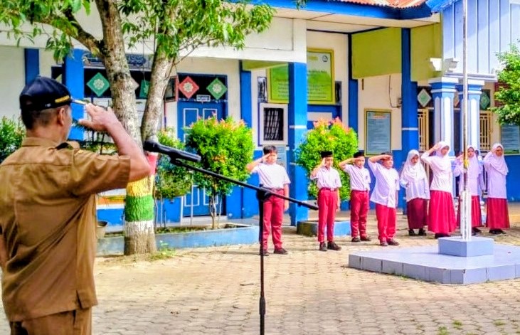 Wajah Ceria Pelajar SD Bungie, Hari Pertama Penuh Semangat