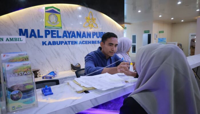 Pelayanan Publik Di MPP Aceh Besar Kembali Ramai Pasca Lebaran