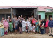 Bansos Dari Kapolrestabes Medan Disalurkan Kepada Warga Perumahan Pandan Asri Tapteng