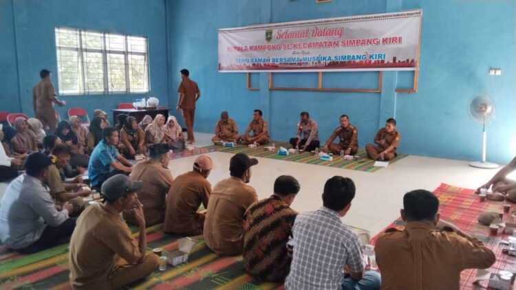 Plt Camat Simpang Kiri Minta Kades Lebih Proaktif