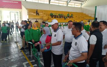 Pipas Sumut Gelar Pertemuan dan Olahraga Antar Rayon di GOR Binjai