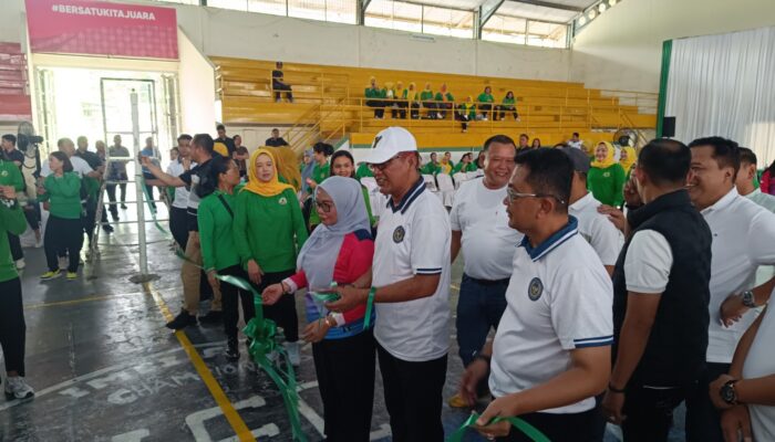 Pipas Sumut Gelar Pertemuan dan Olahraga Antar Rayon di GOR Binjai