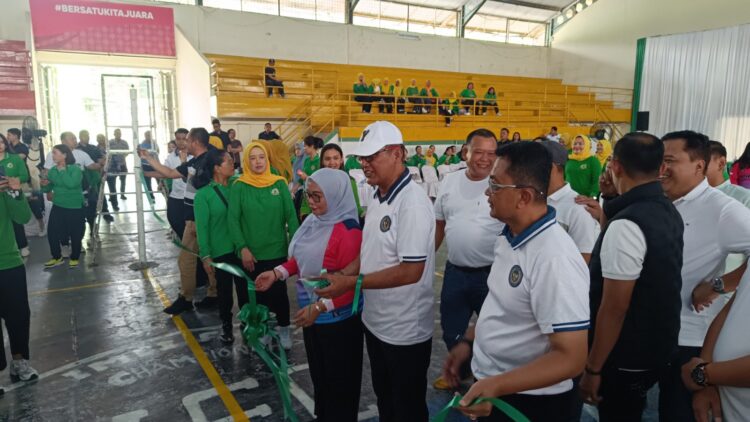 Pipas Sumut Gelar Pertemuan dan Olahraga Antar Rayon di GOR Binjai