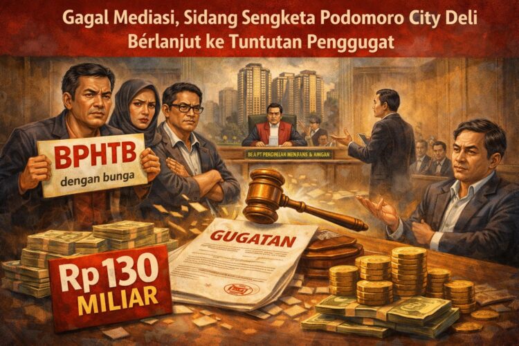 Gagal Mediasi, Sidang Sengketa Podomoro City Deli Berlanjut ke Tuntutan Penggugat