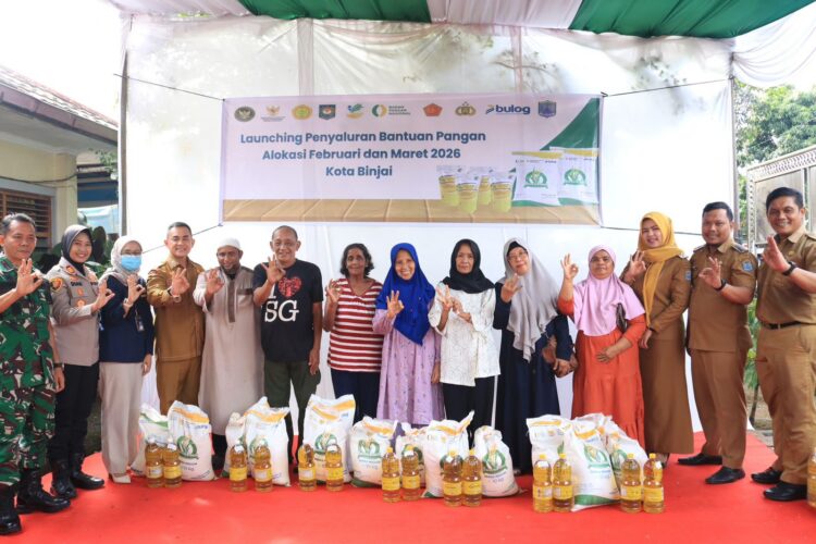 Perkuat Ketahanan Pangan, Pemko Binjai Mulai Distribusi Bantuan Beras dan Minyak Goreng