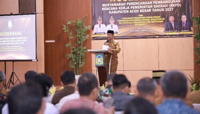 Aceh Besar Gelar Musrenbang RKPD Tahun 2027