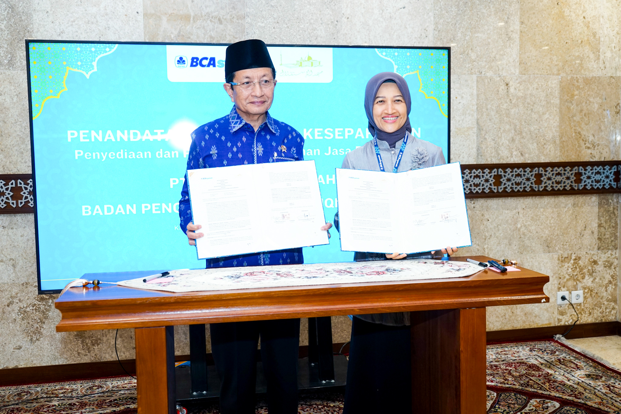 BCA Syariah Dan Masjid Istiqlal Tandatangani MOU Untuk Perkuat Literasi Keuangan Syariah