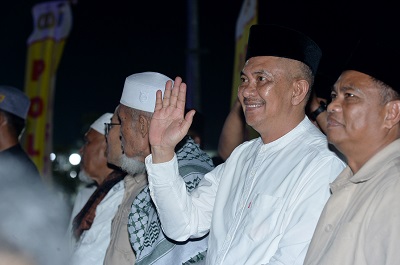 Meriah! Pj Sekdaprov Sumut Lepas Pawai Obor Dan Mobil Hias Sambut Idulfitri 1447 H Di Sergai