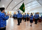 Pj Sekdaprov Sumut Kukuhkan Pengurus Korpri Karo 2025–2030