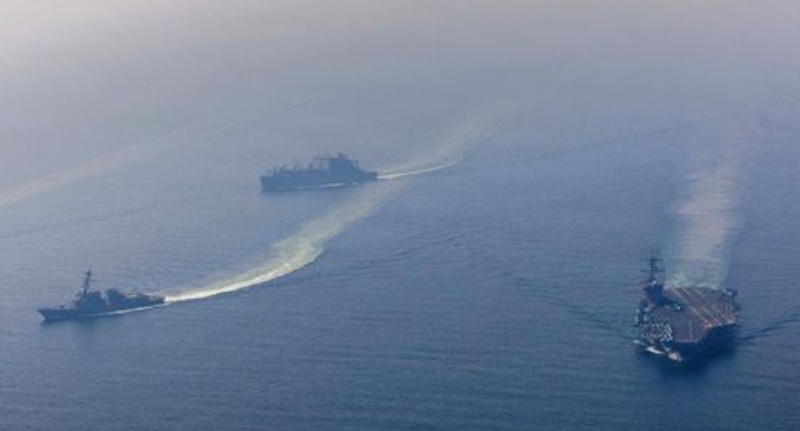 Iran Mengganas, 4 Rudal Balistik Gempur Kapal Induk AS USS Abraham Lincoln