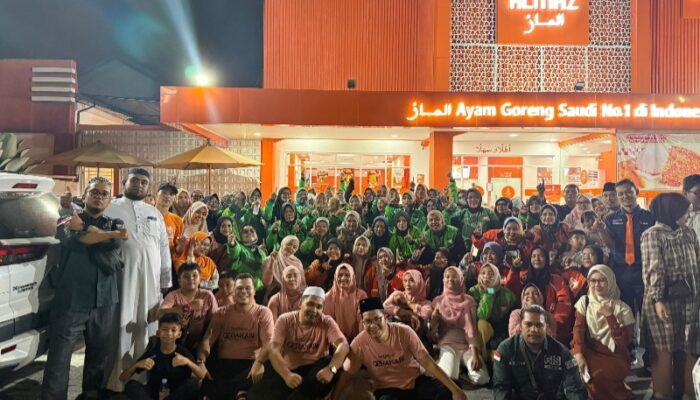 Komunitas GIS Medan Ajak Puluhan Ojol Wanita Buka Bersama, Doakan Kemerdekaan Palestina