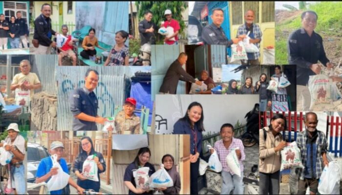 PNM Cabang Pematang Siantar Bagikan 2.000 Paket Sembako Untuk Kaum Dhuafa