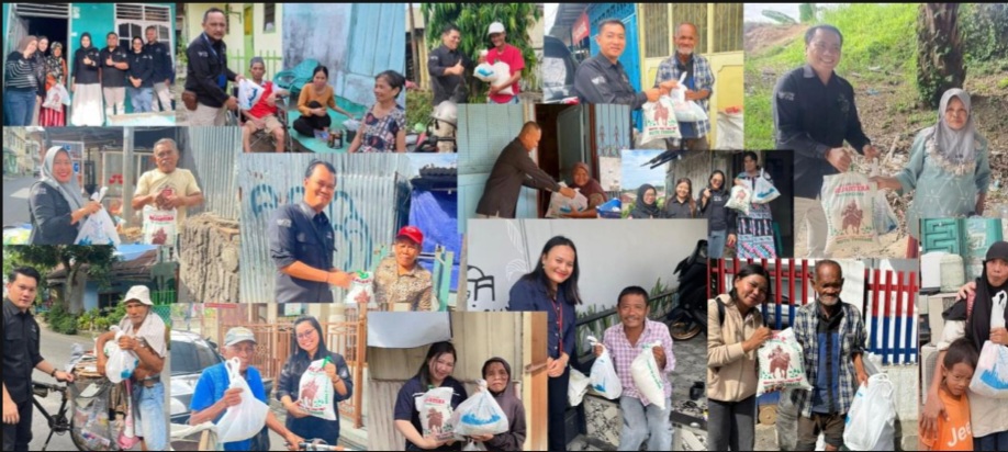 PNM Cabang Pematang Siantar Bagikan 2.000 Paket Sembako Untuk Kaum Dhuafa