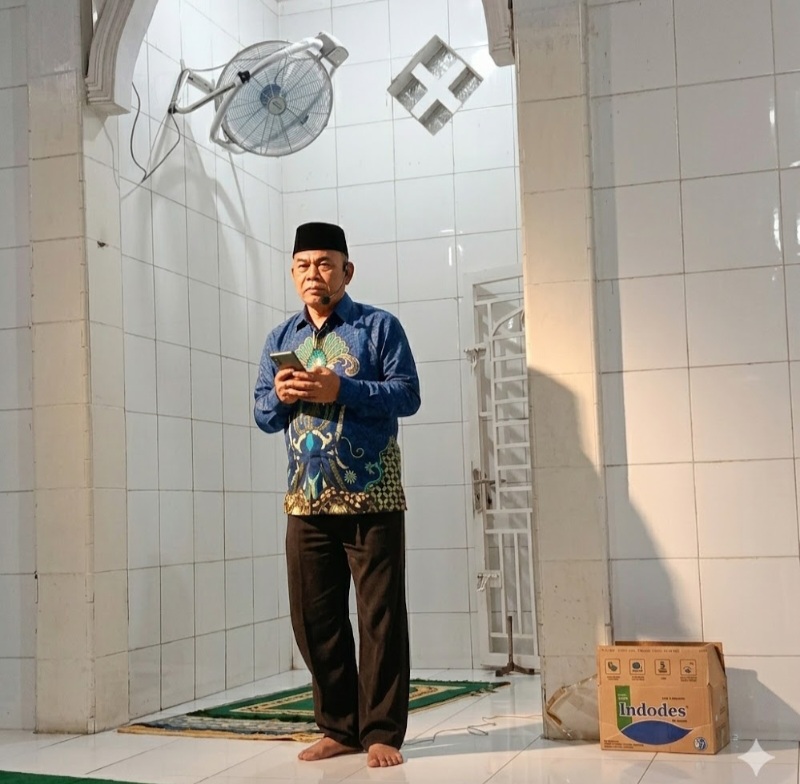 Dadakan Diminta Ceramah, Yahdi Khoir Harahap Sampaikan Pesan Menyentuh Jelang Tarawih Di Masjid Taqwa Indrapura